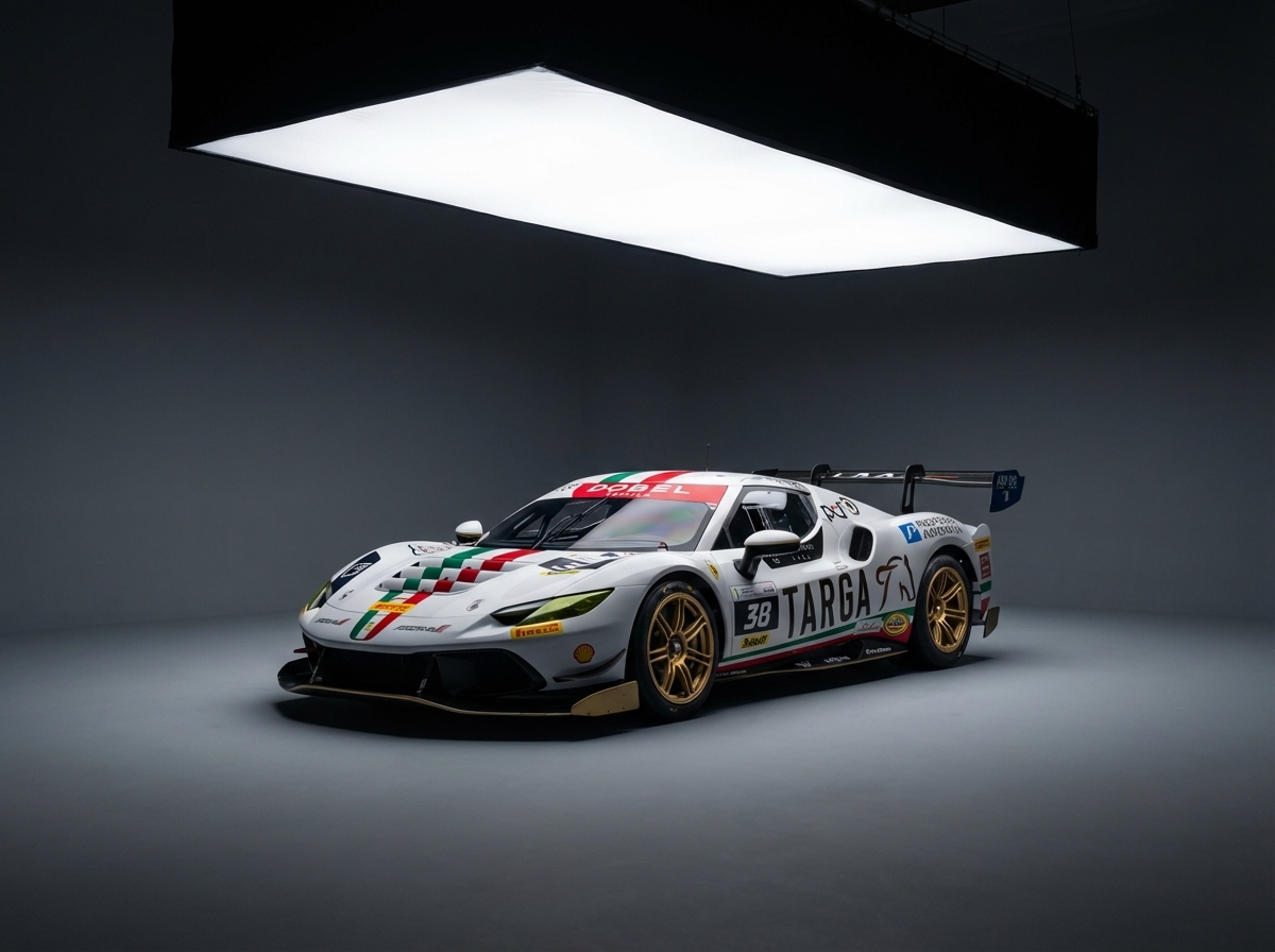 Ferrari 296 Challenge — Custom Targa Race Livery — Featured