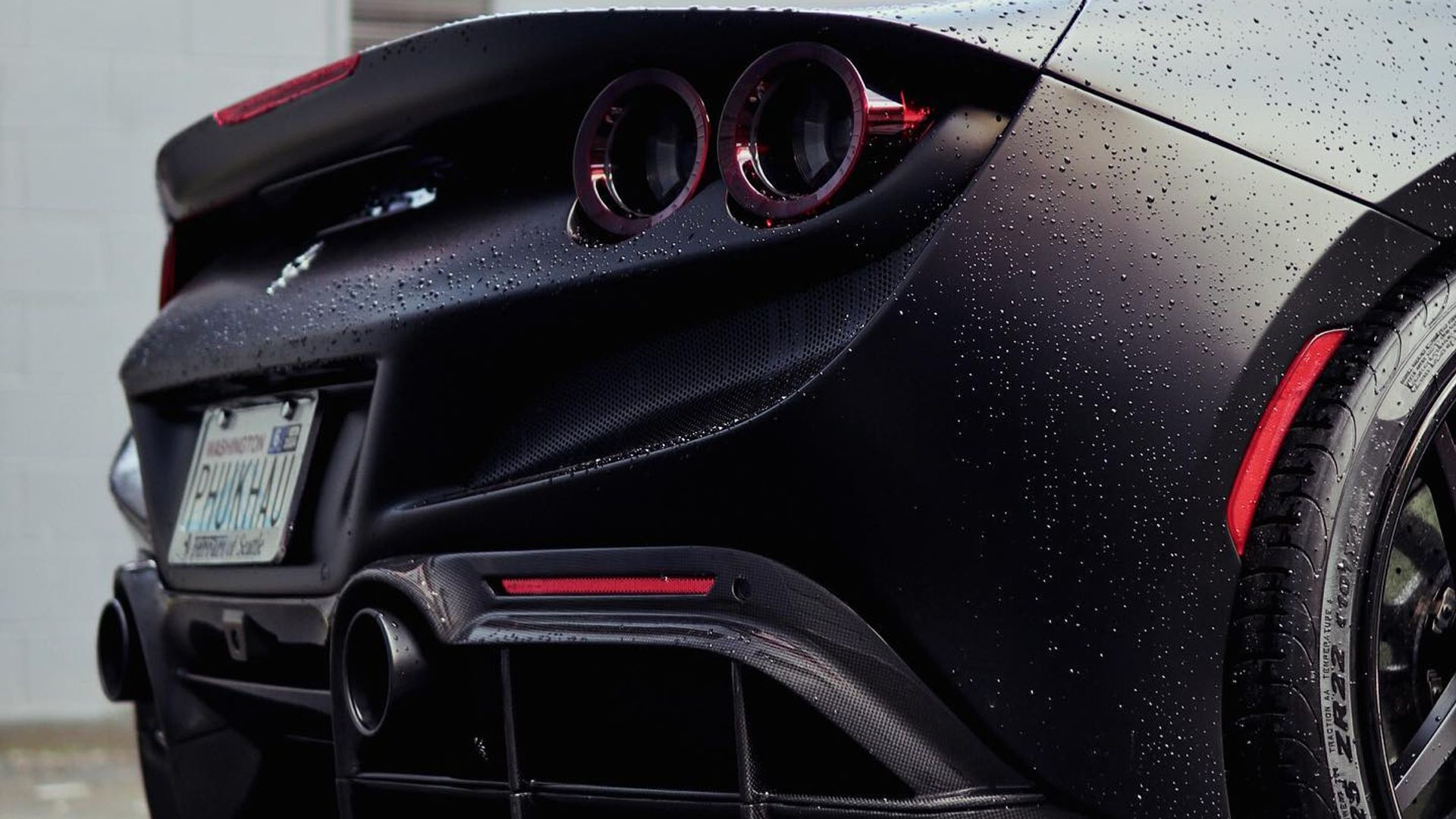 Ferrari F8 Tributo with 1016 Industries carbon aero kit